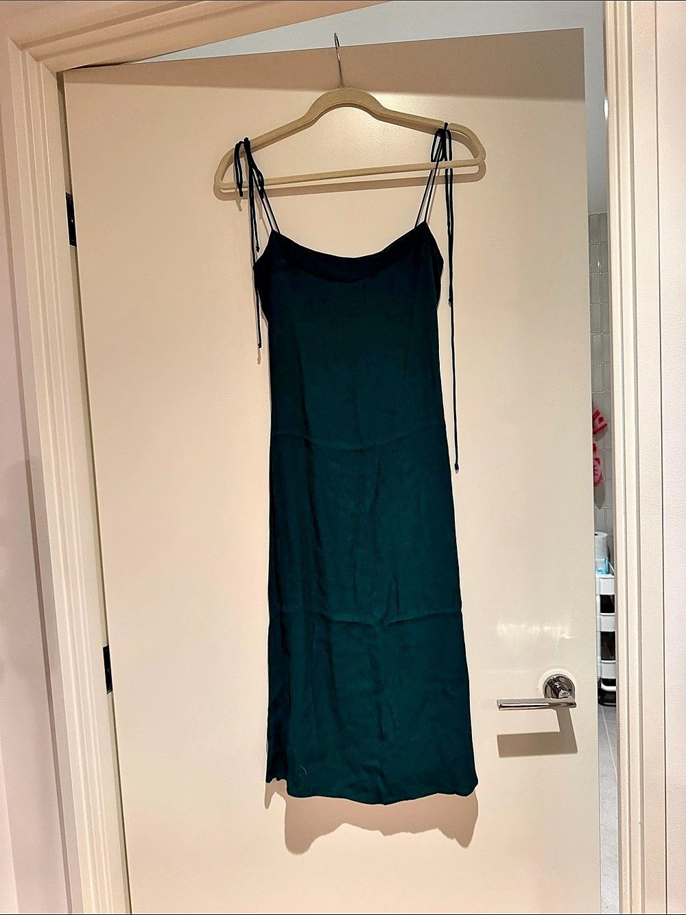 Reformation Juliette Dress Green Maxi Dress Size 2